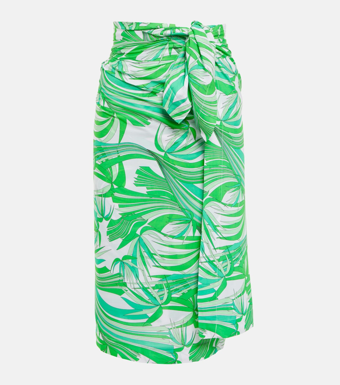 Melissa Odabash pareo print beach dress, green