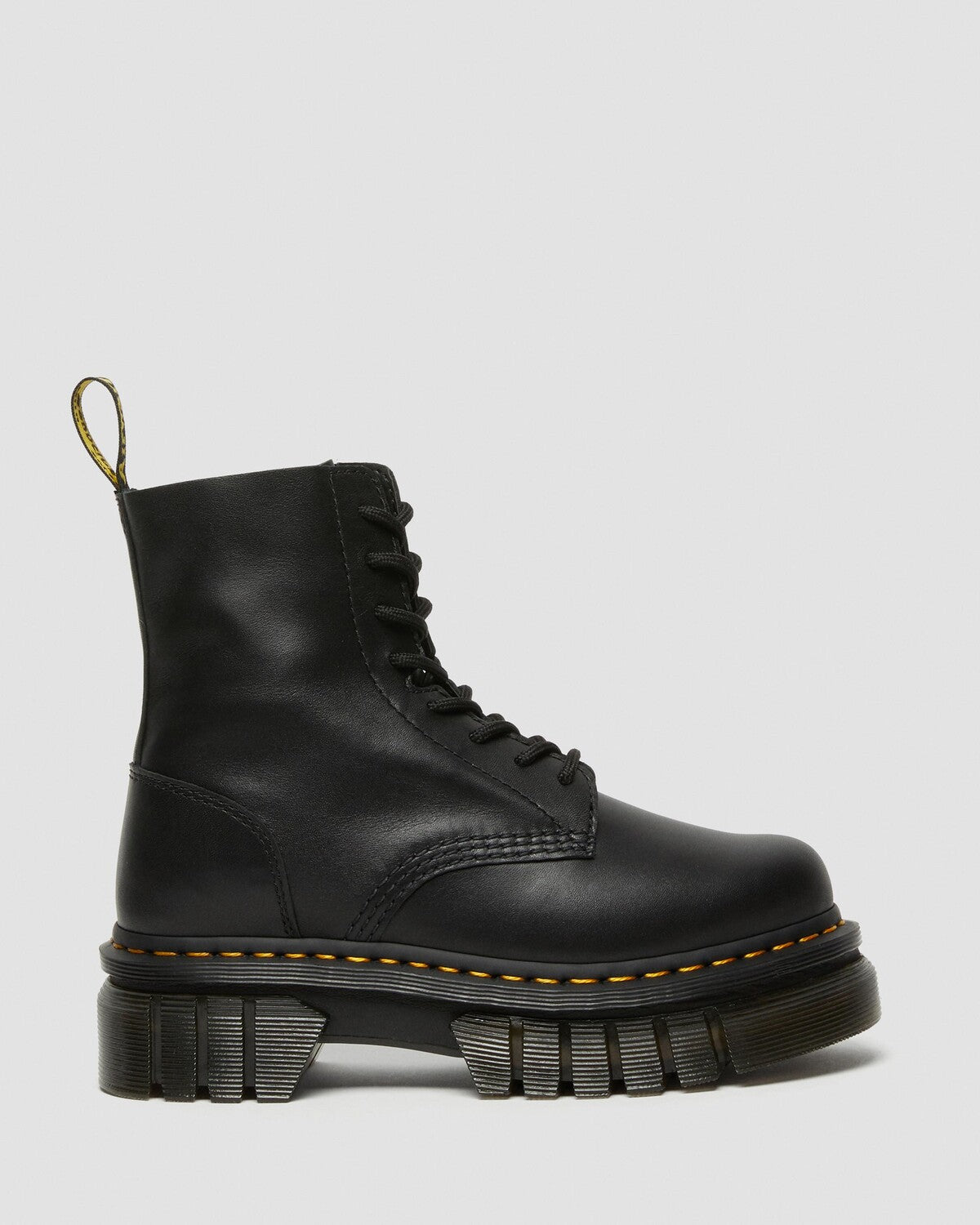 Dr. Martens Audrick Nappa Leather Platform Ankle Boots