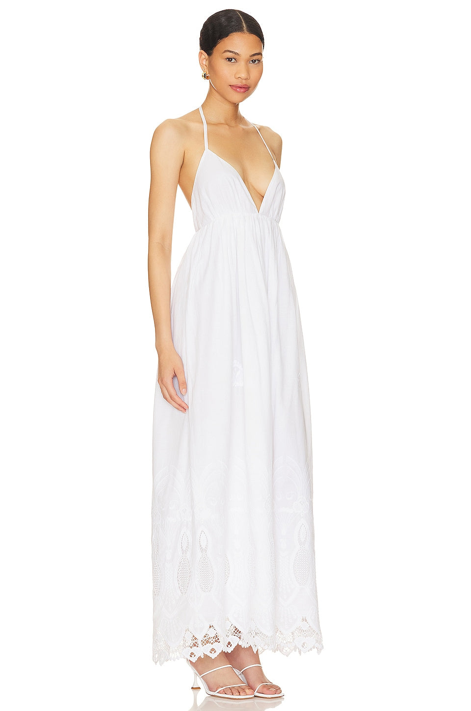 Tularosa August maxi dress, white