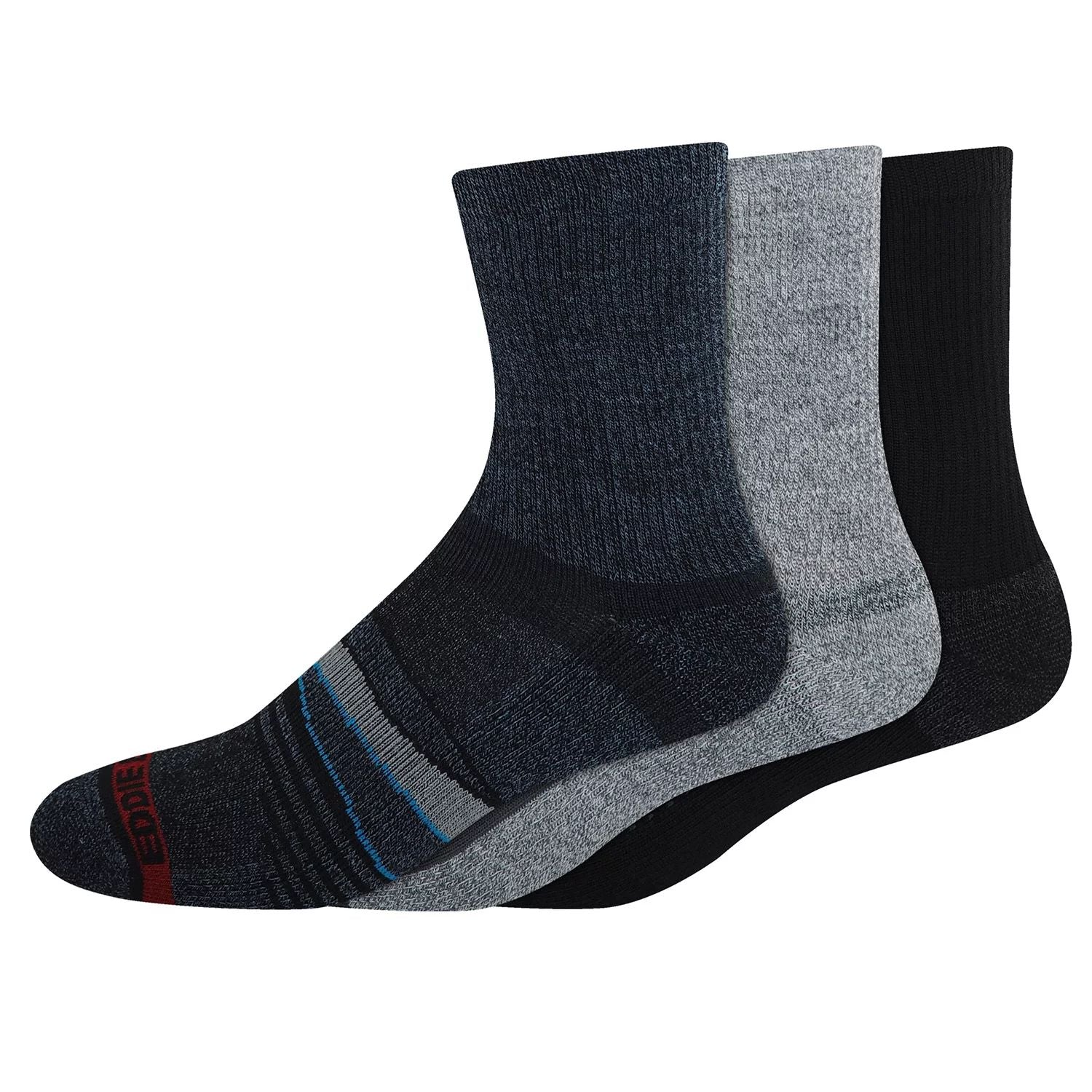 Eddie Bauer Men's Performance Hiking Crew Socks, 3 Pairs of Socks