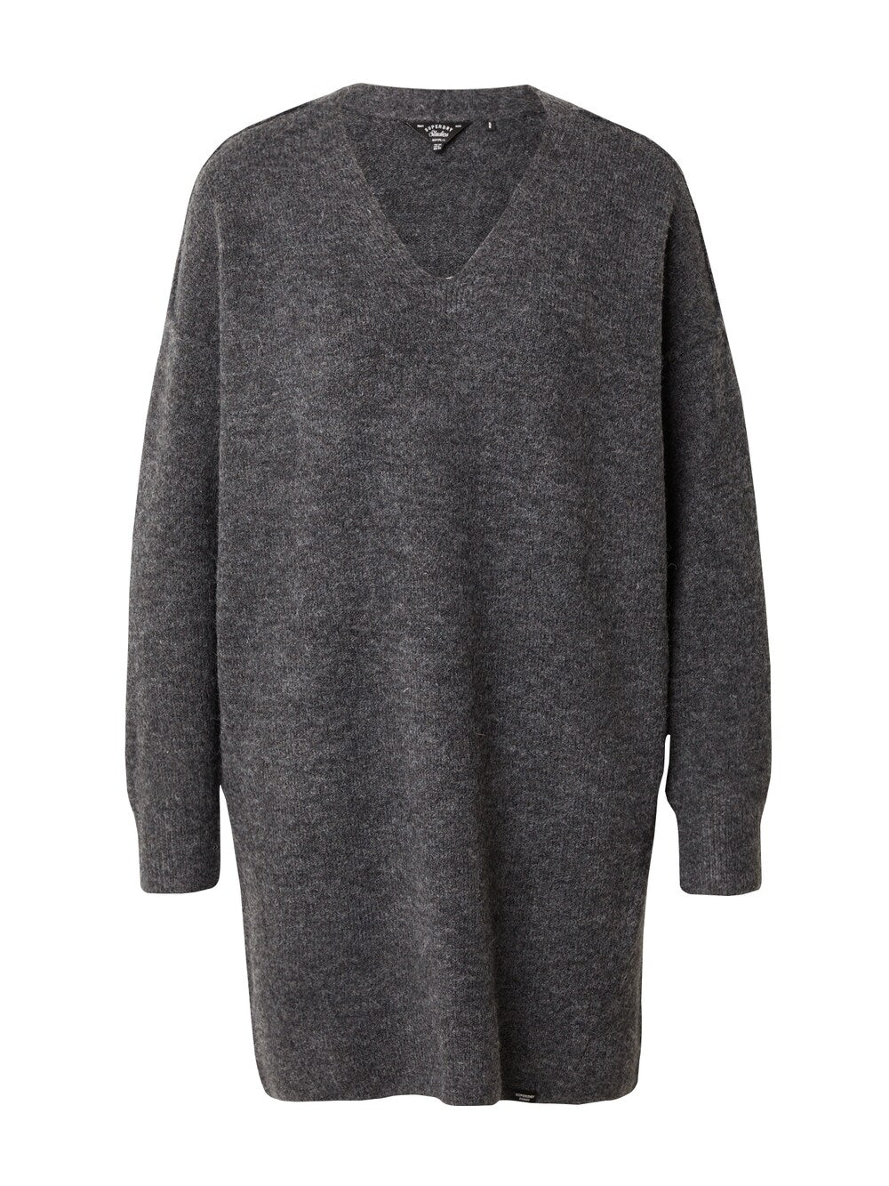 Superdry knit dress, dark gray