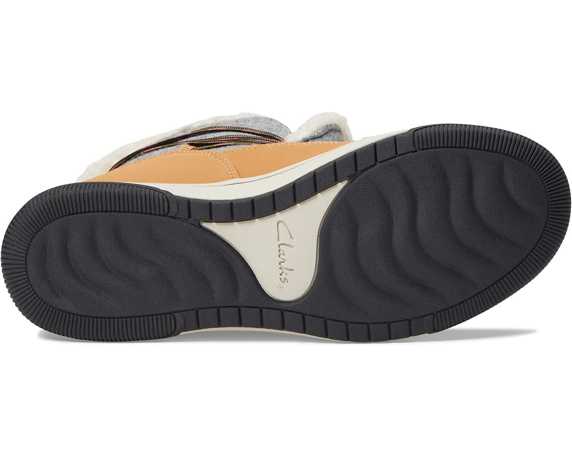 حذاء Breeze Glacier Clarks باللون الرمادي