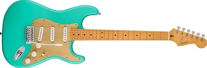 Squier by Fender 40th Anniversary Stratocaster Vintage Edition Satin Seafoam Green Squier by Fender 40th Anniversary Stratocaster Edition