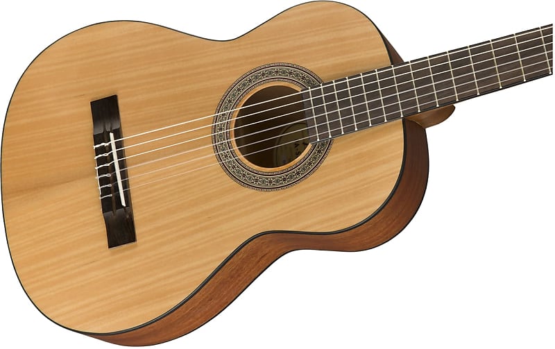 نظام Fender FA-15N الصوتي 3/4 مع أوتار نايلون وحقيبة