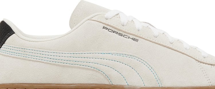 حذاء رياضي Puma Porsche Legacy x Suede Ivory Glow Gum، كريمي