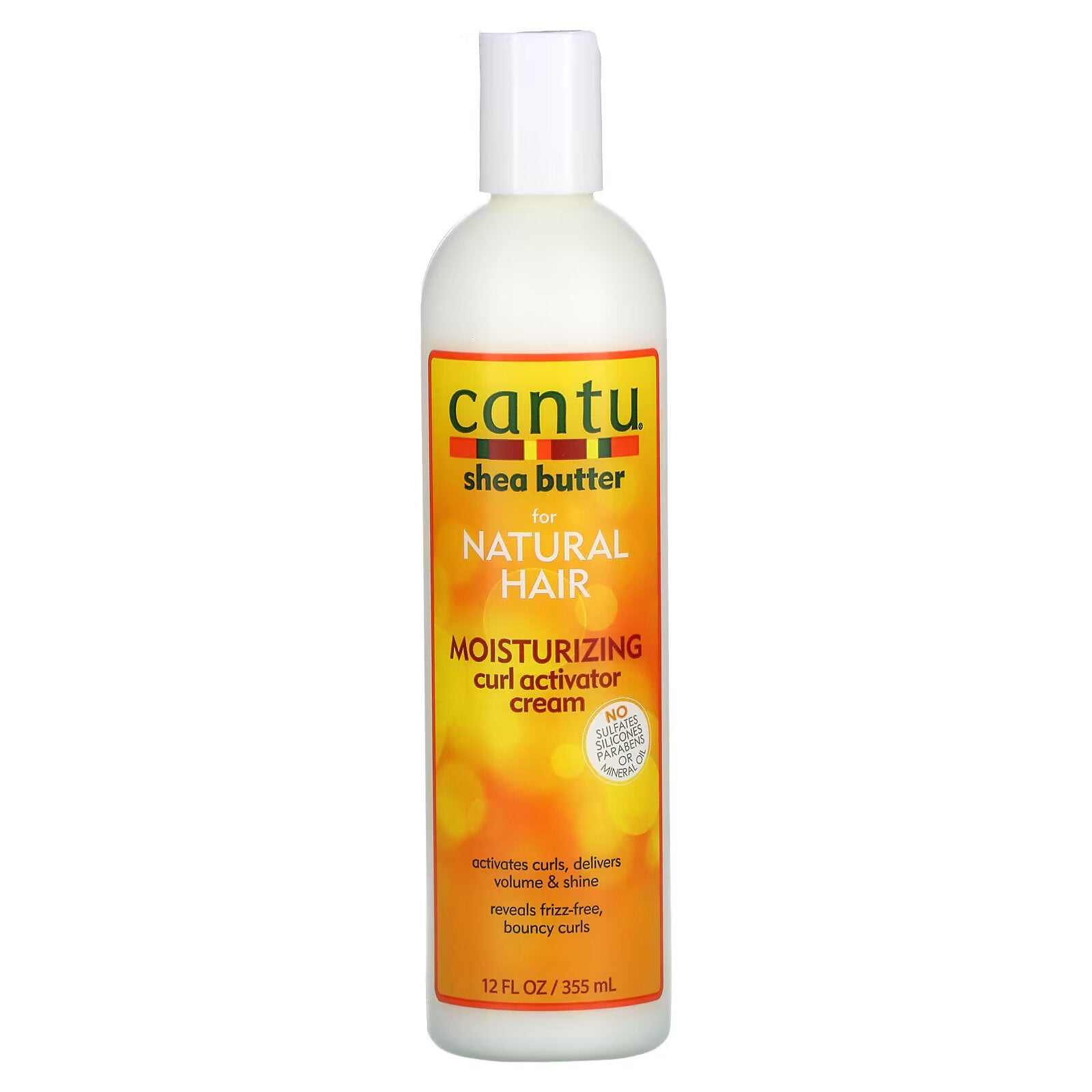 Cantu, Shea Butter for Natural Hair, Moisturizing Curl Activator Cream 12 fl oz (355 ml)