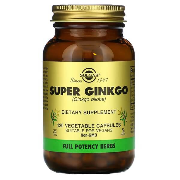 Ginkgo Biloba Solgar, 120 capsules