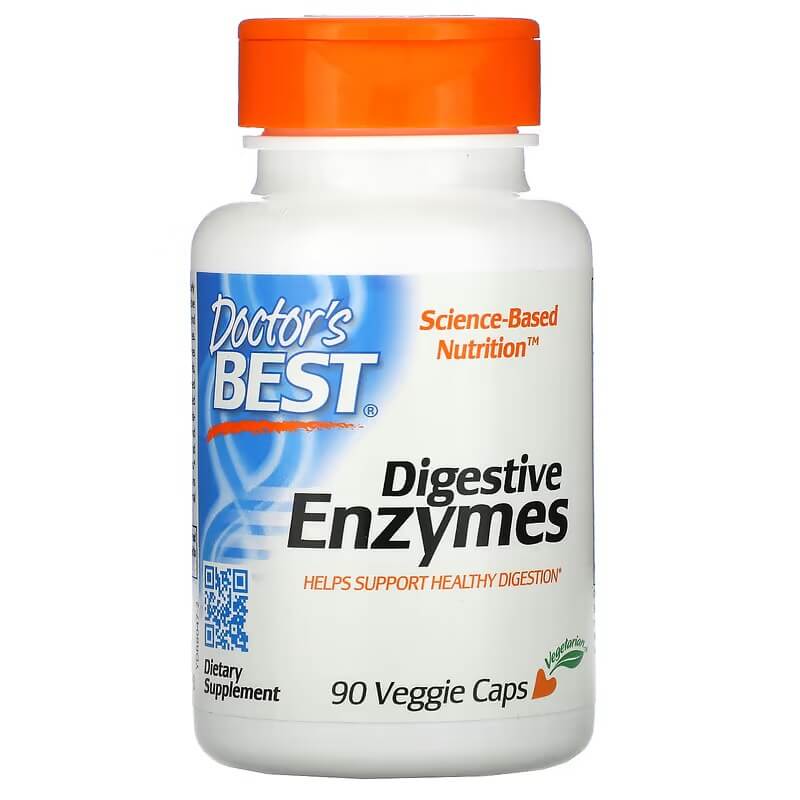 Doctor's Best Digestive Enzymes, 90 Capsules