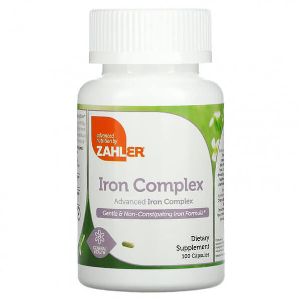 Zahler Iron Complex, 100 capsules