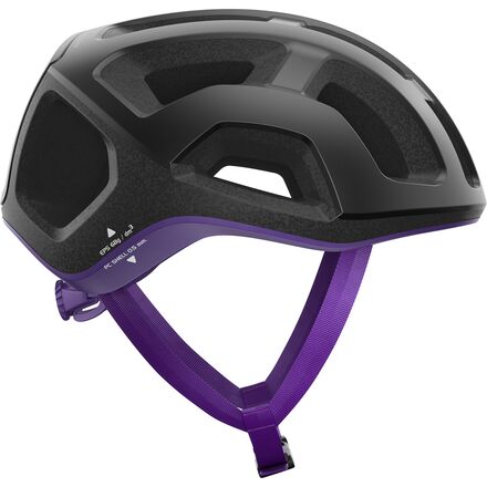 Ventral Lightweight POC Helmet, Uranium Black/Sapphire Purple Matte