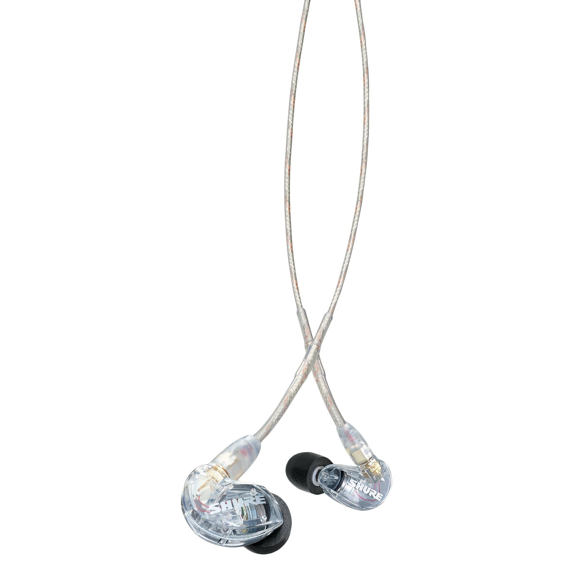 Shure SE215 In-Ear Headphones, Clear