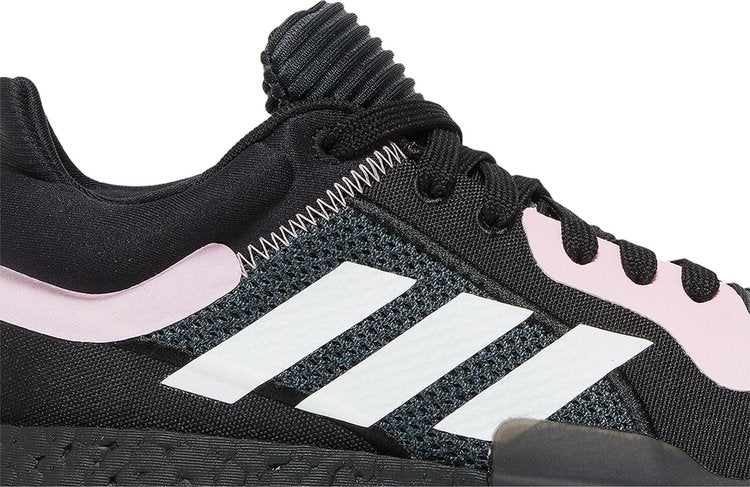 Adidas Marquee Boost Low 'Black Pink' Sneakers, Black