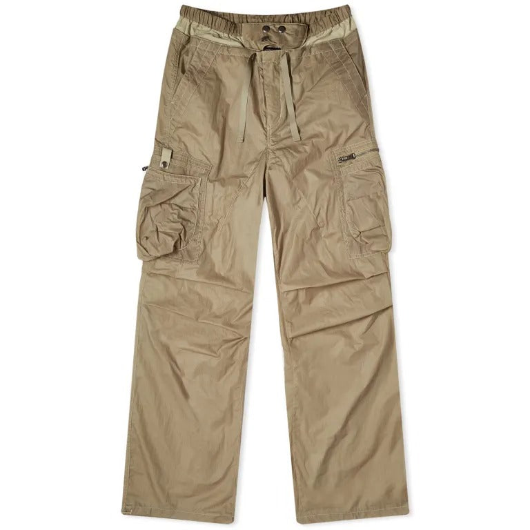 Andersson Bell Balloon Pocket Parachute Pants, dark beige