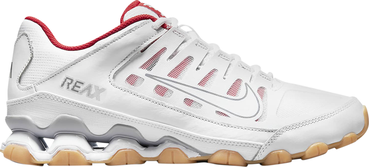 حذاء رياضي Nike Reax 8 TR 'White Chile Red' باللون الأبيض