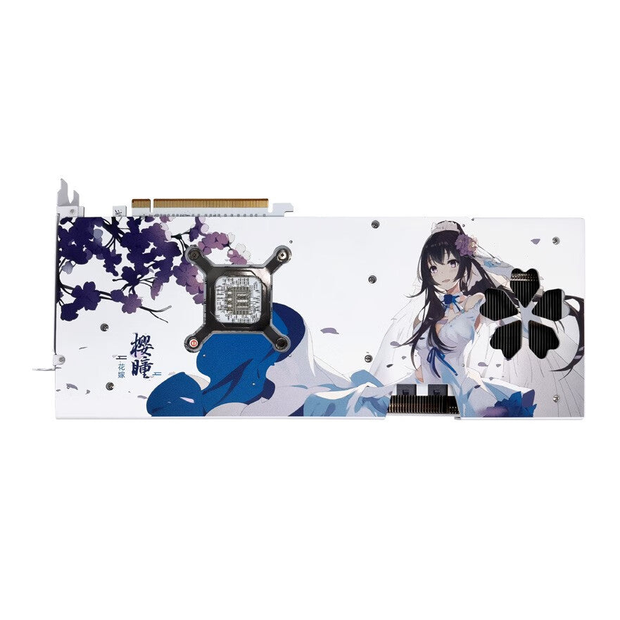 Video card Yeston RX 7700 XT Sakura Hitomi, 12GB, white