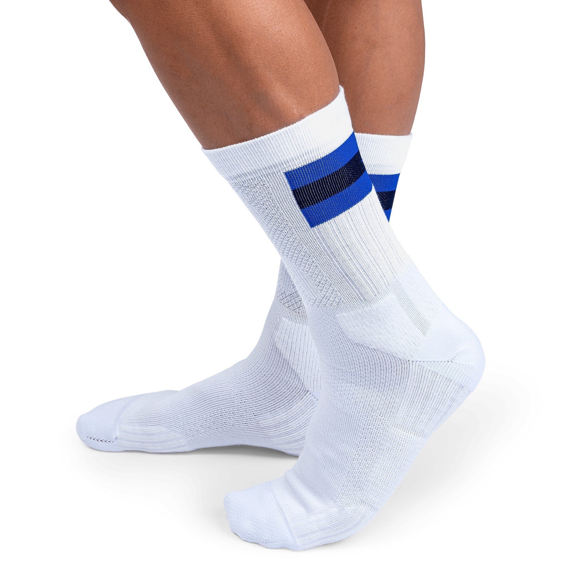 Men's socks On Running Tennis High, white/blue