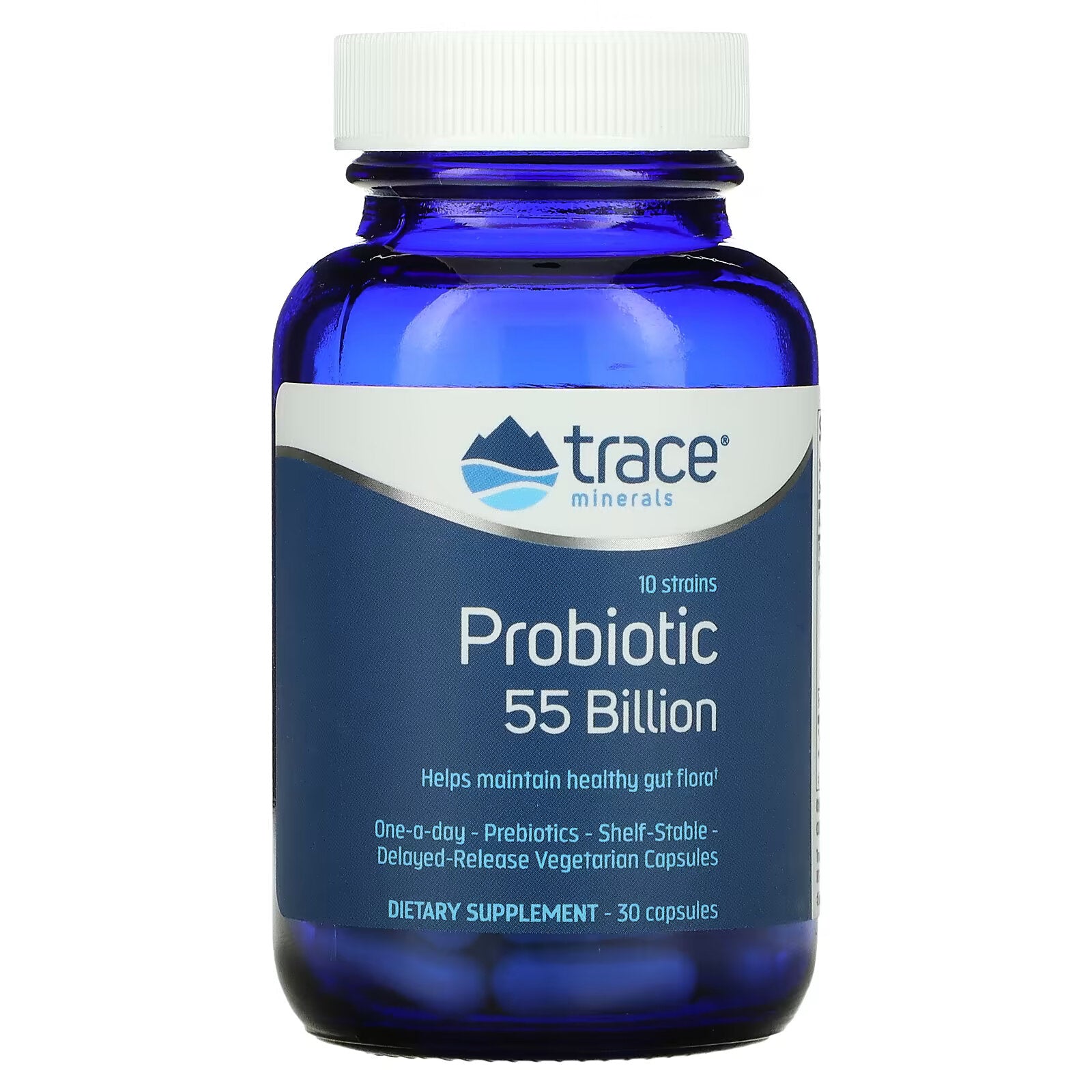 Trace Minerals Probiotic 55 Billion CFU, 30 Capsules