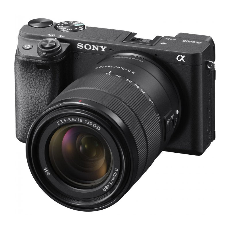 Mirrorless camera Sony Alpha ?6400, kit 18-135mm, f/3.5-5.6, black