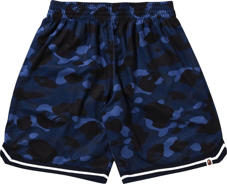 شورت كرة السلة BAPE Color Camo Wide Fit "Navy"، أزرق