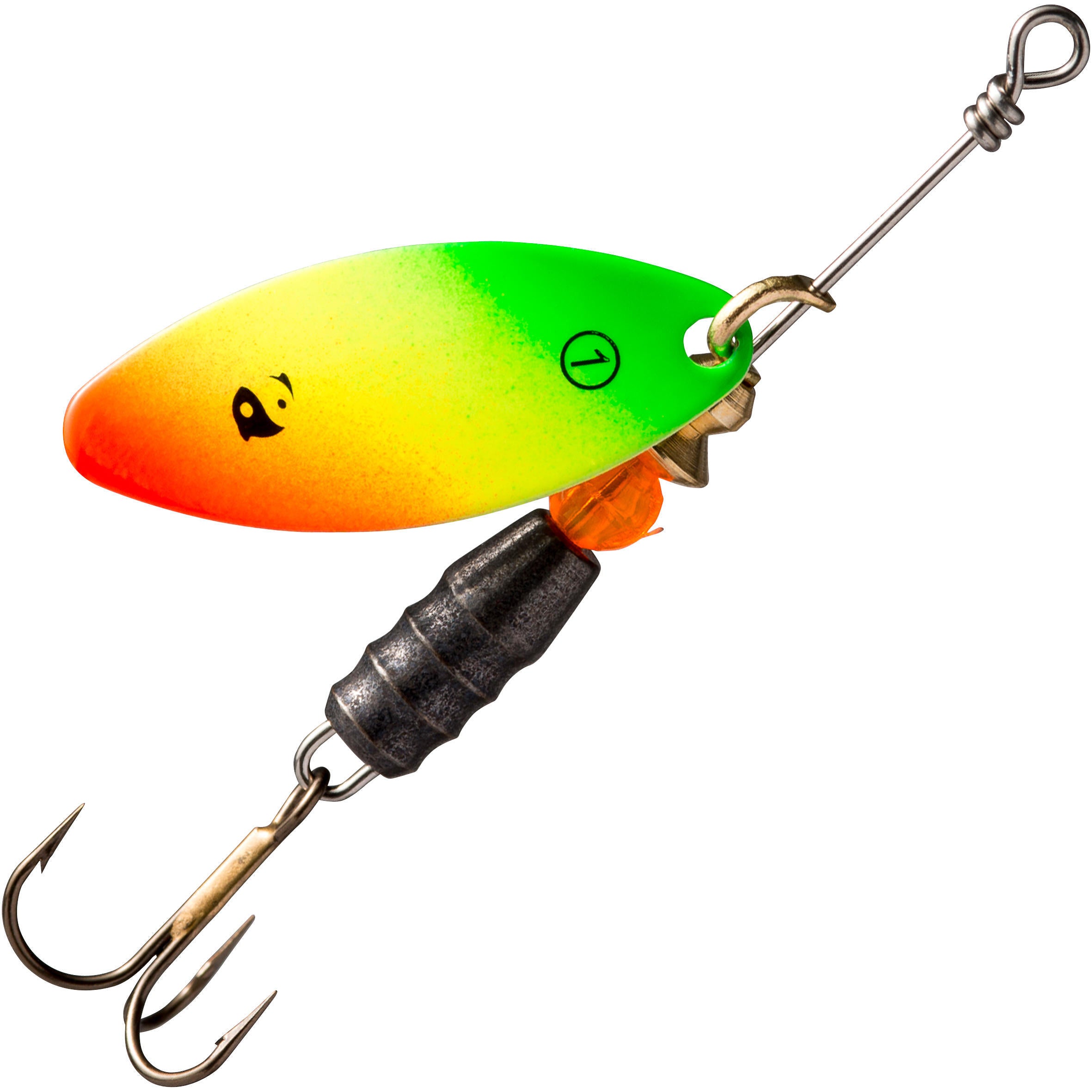 Spinner Predator Fishing Tarot No. 1 Rasta CAPERLAN, green/red/yellow