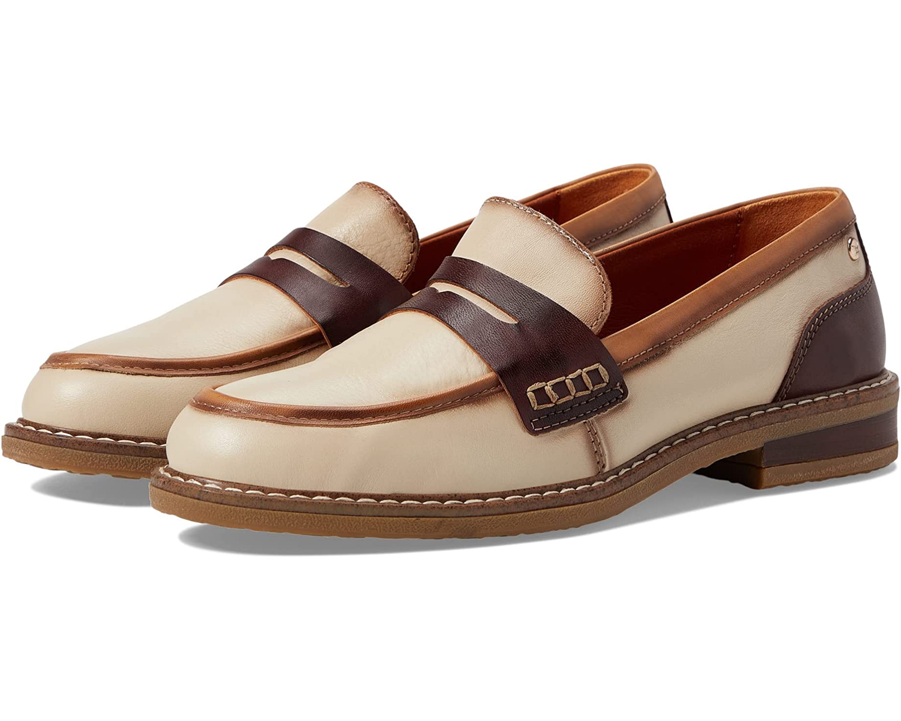 Loafers Aldaya W8J-3541C2 Pikolinos, marfil