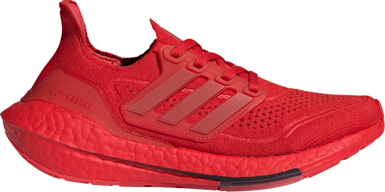 حذاء رياضي Adidas UltraBoost 21 J 'Vivid Red' باللون الأحمر