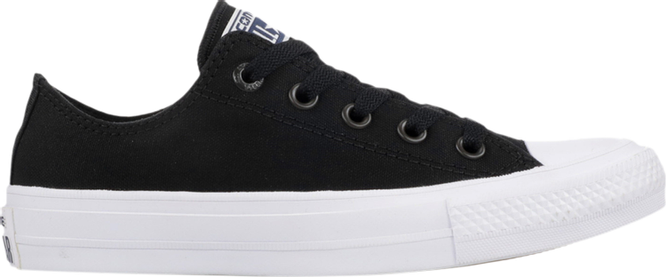 Converse Chuck Taylor All Star 2 Low GS Black Sneakers, black