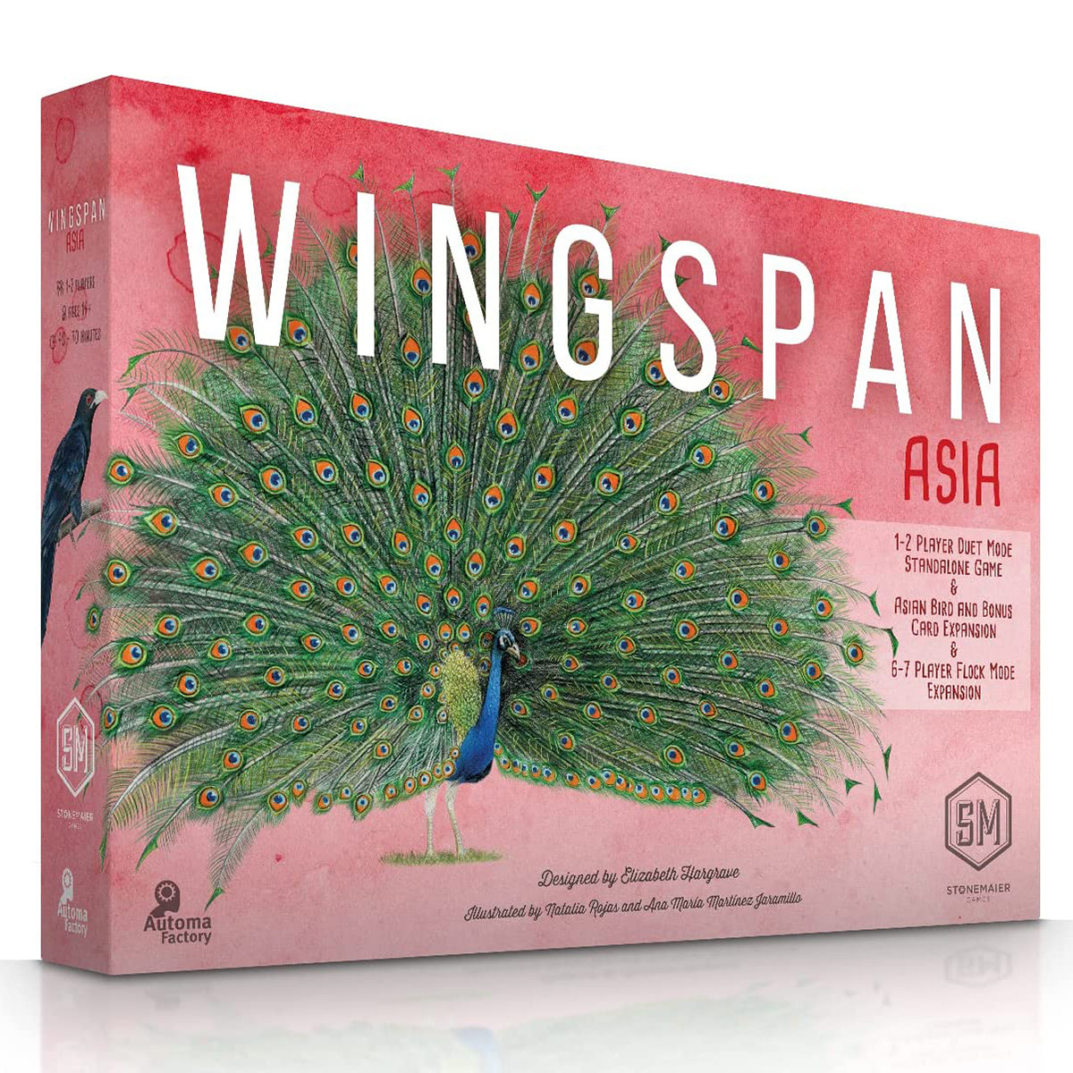 لعبة لوحية Stonemaier Games Wingspan: Asia