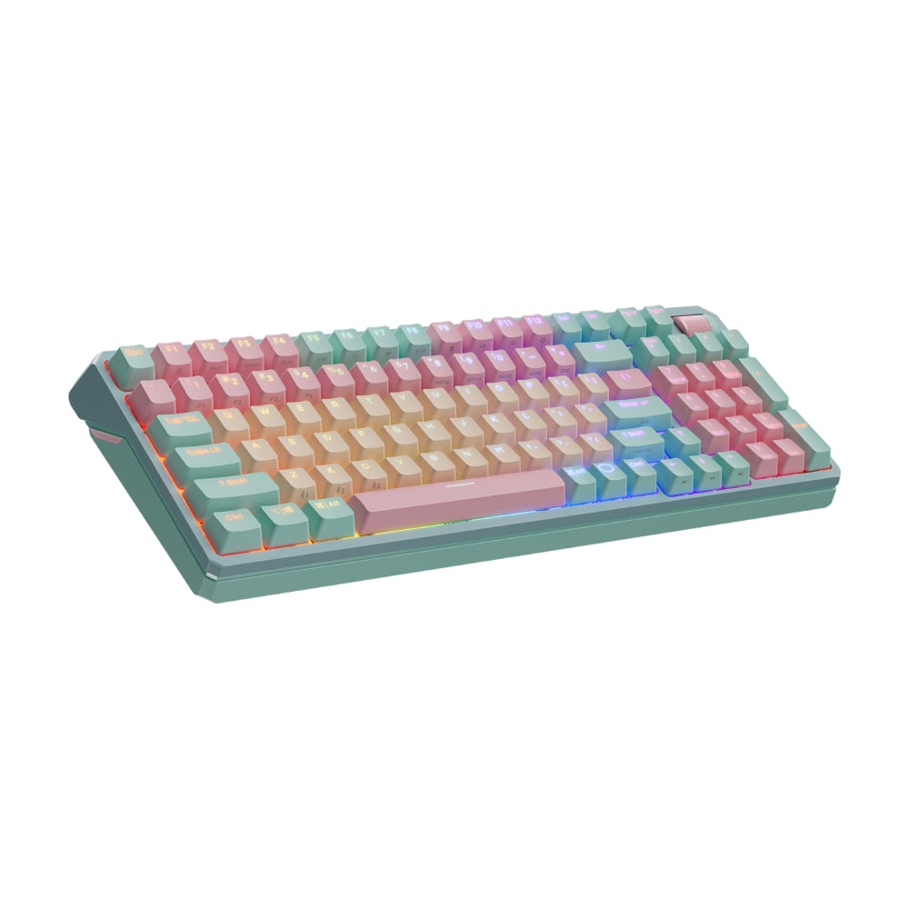 Mechanical gaming keyboard Cooler Master MasterKeys MK770, mint/pink/yellow