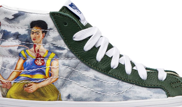 Vans Frida Kahlo x OG SK8-Hi LX Las Dos Fridas sneakers, green