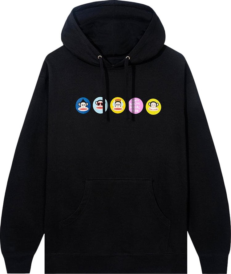 Anti Social Social Club x Paul Frank Circles Hoodie 'Black'