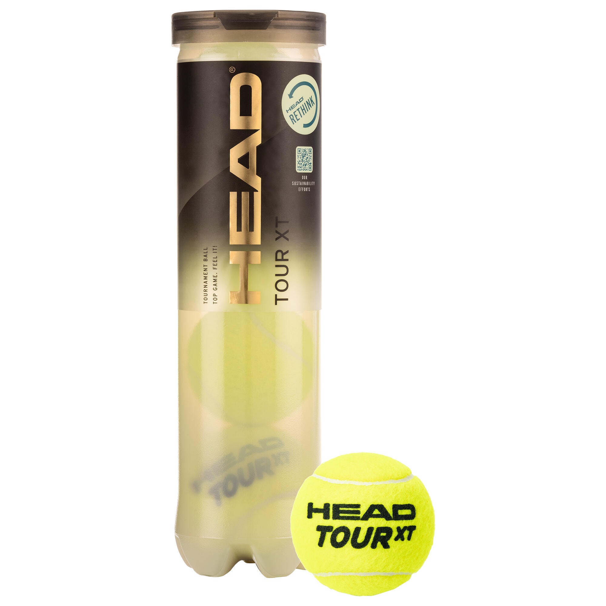 كرات التنس Head Tour XT Control، 4 قطع.