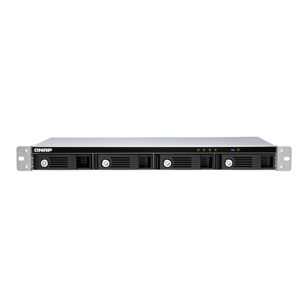 Server network storage QNAP TR-004U, 4 bays, without disks, black