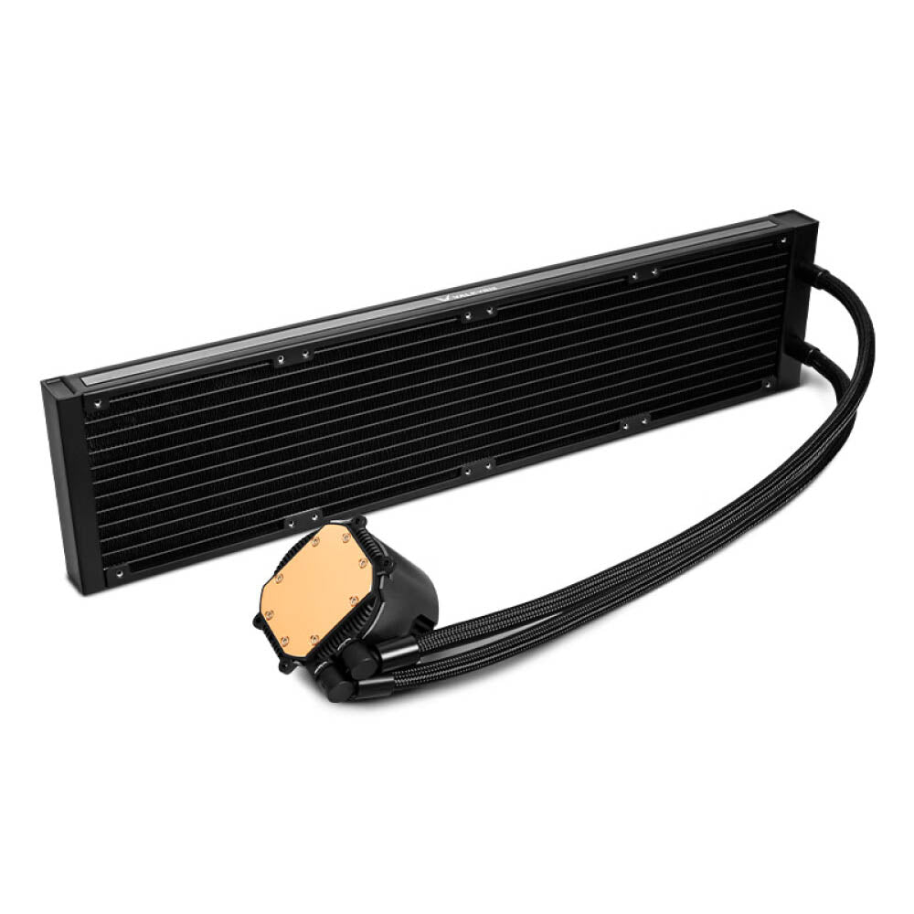 Liquid cooling system Valkirye C480-RGB, black