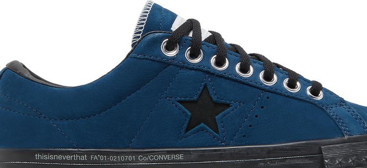 حذاء رياضي Converse thisisneverthat x One Star Low New Vintage باللون الأزرق