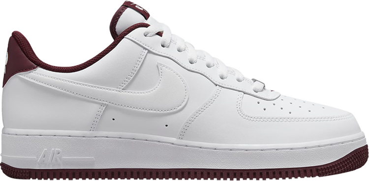 Nike Air Force 1 '07 'White Dark Beetroot', White