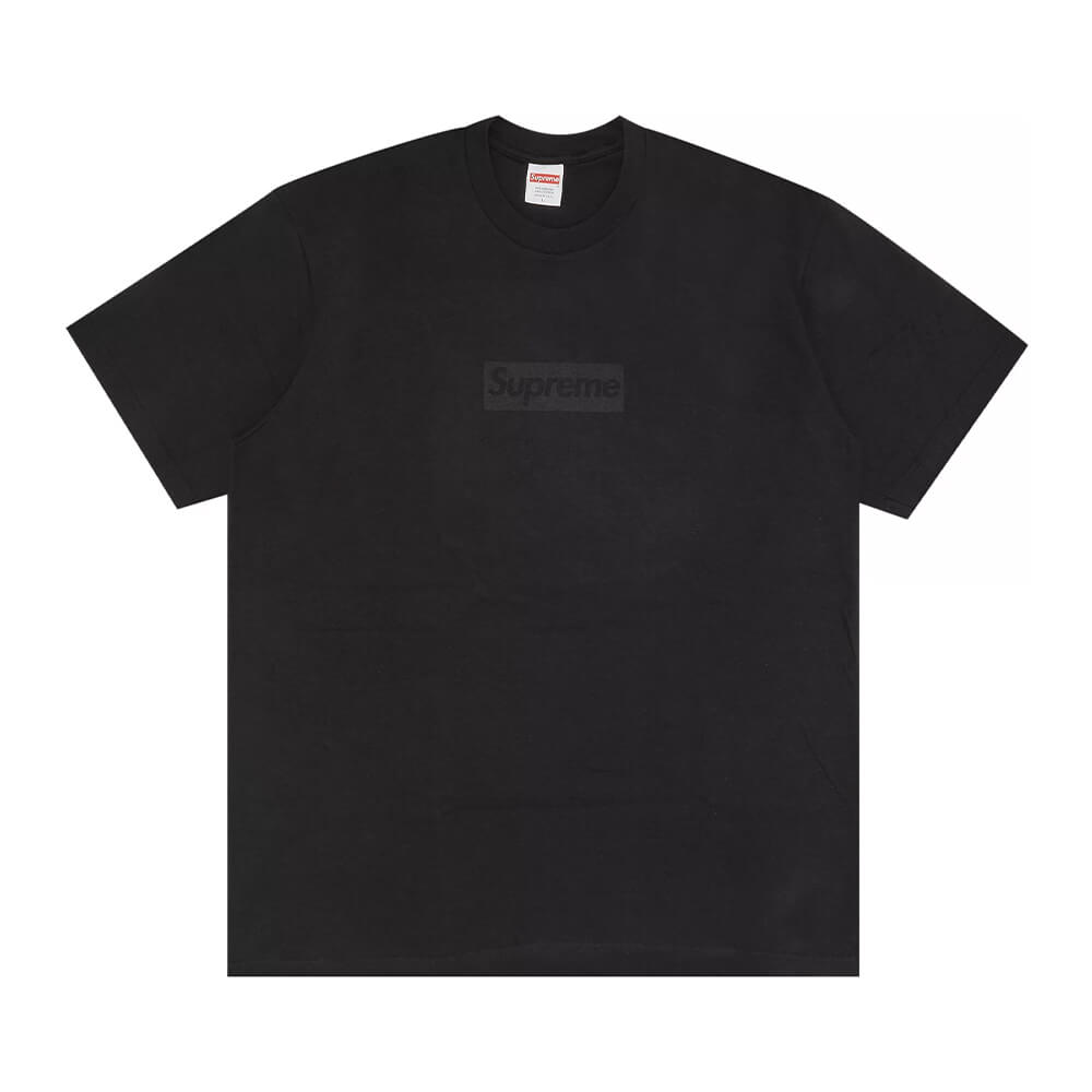 تي شيرت Supreme Tonal Box Logo، أسود