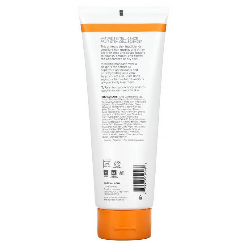 Andalou Naturals Body Lotion, 236 ml