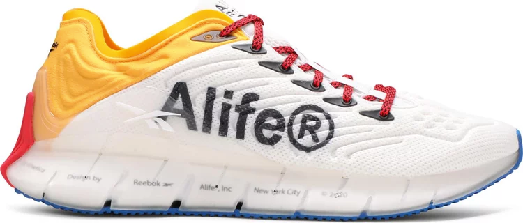 Alife x zig kinetica 'white multi' Reebok sneakers, white