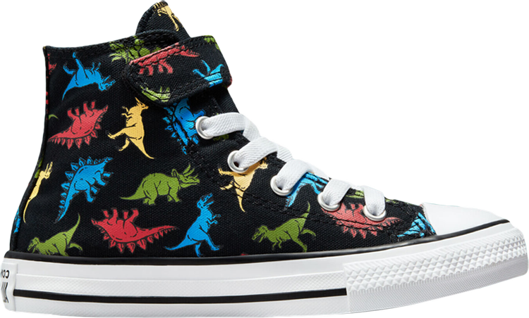 Converse Chuck Taylor All Star High PS Dinosaurs Sneakers, Black