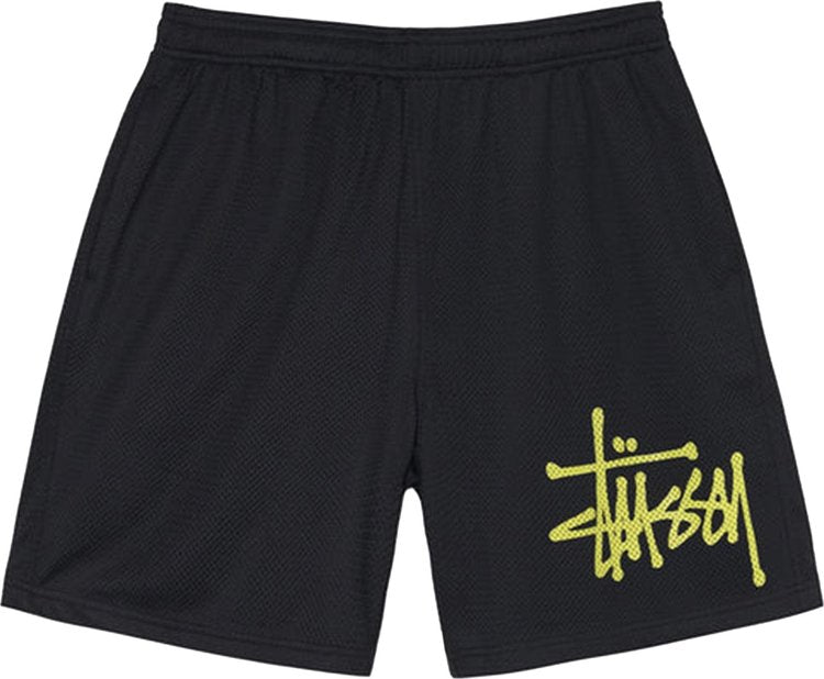 Stussy Big Basic Mesh Short 'Black', black