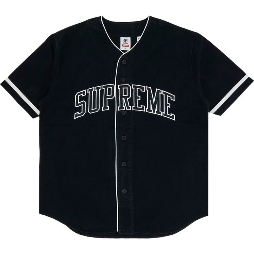 Supreme x Timberland Baseball Shirt, Black