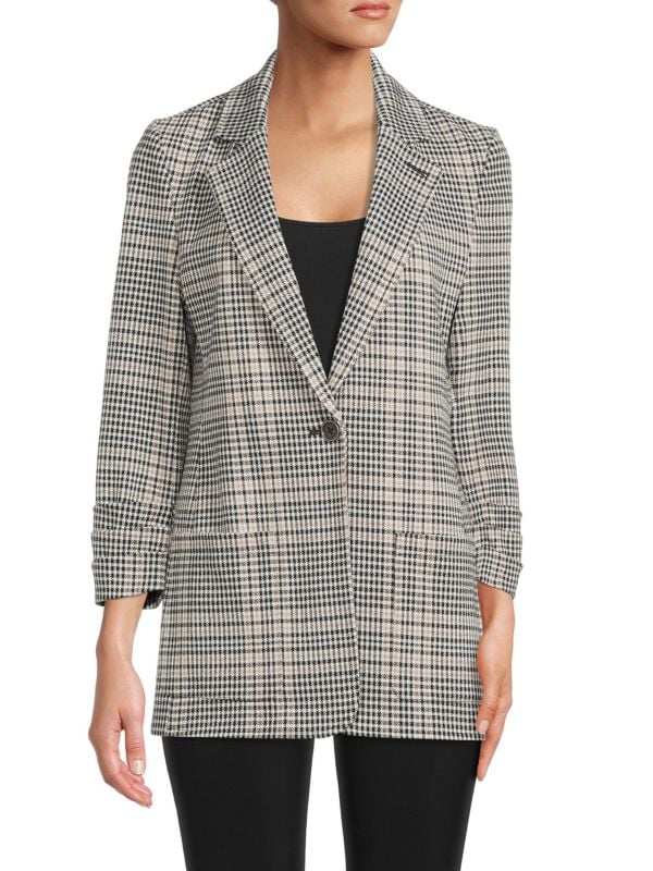 Tommy Hilfiger Check Blazer Black