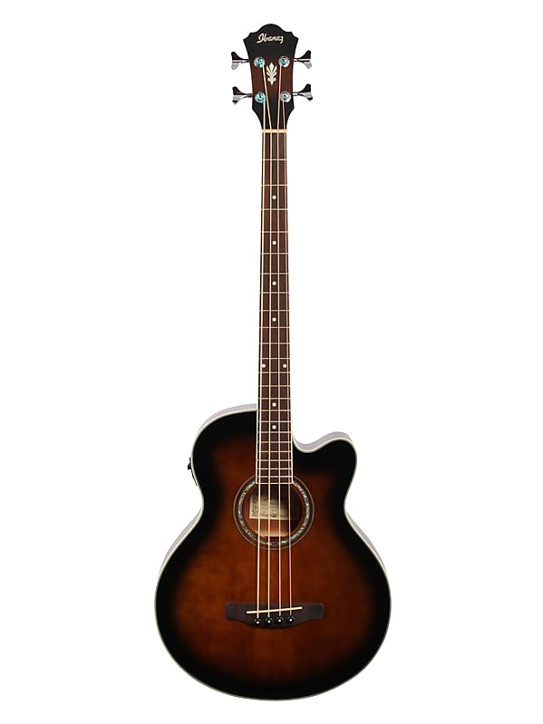 Ibanez AEB10E Acoustic Electric Bass Guitar Dark Violin Sunburst AEB10E Acoustic Electric Bass Guitar