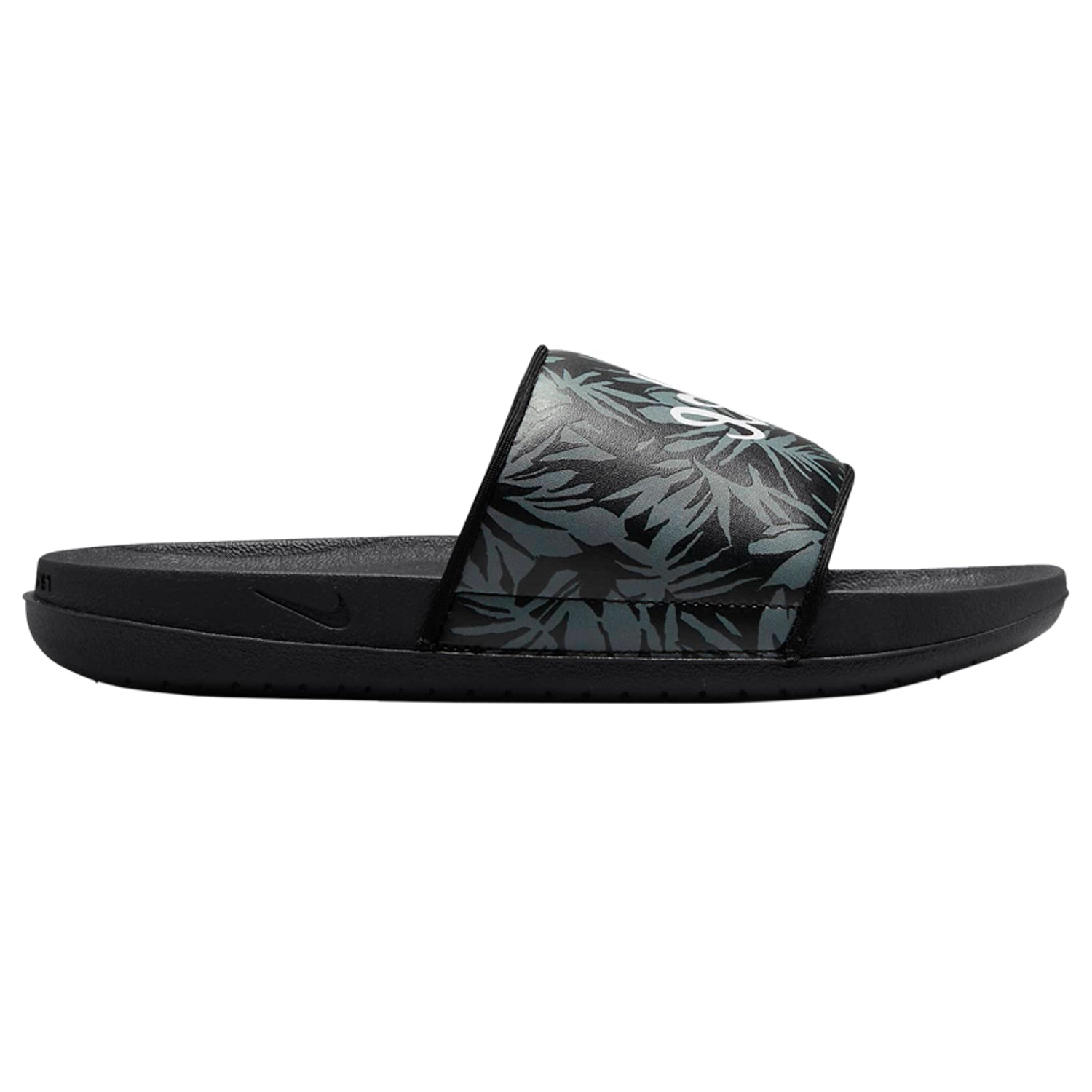 Nike Wmns Offcourt Slide 'Tropical Leaf Print', Black