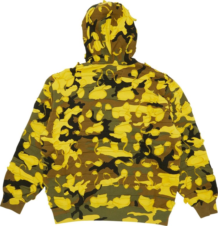 Supreme x Griffin Zip Up Hooded Sweatshirt 'Yellow Camo', Yellow