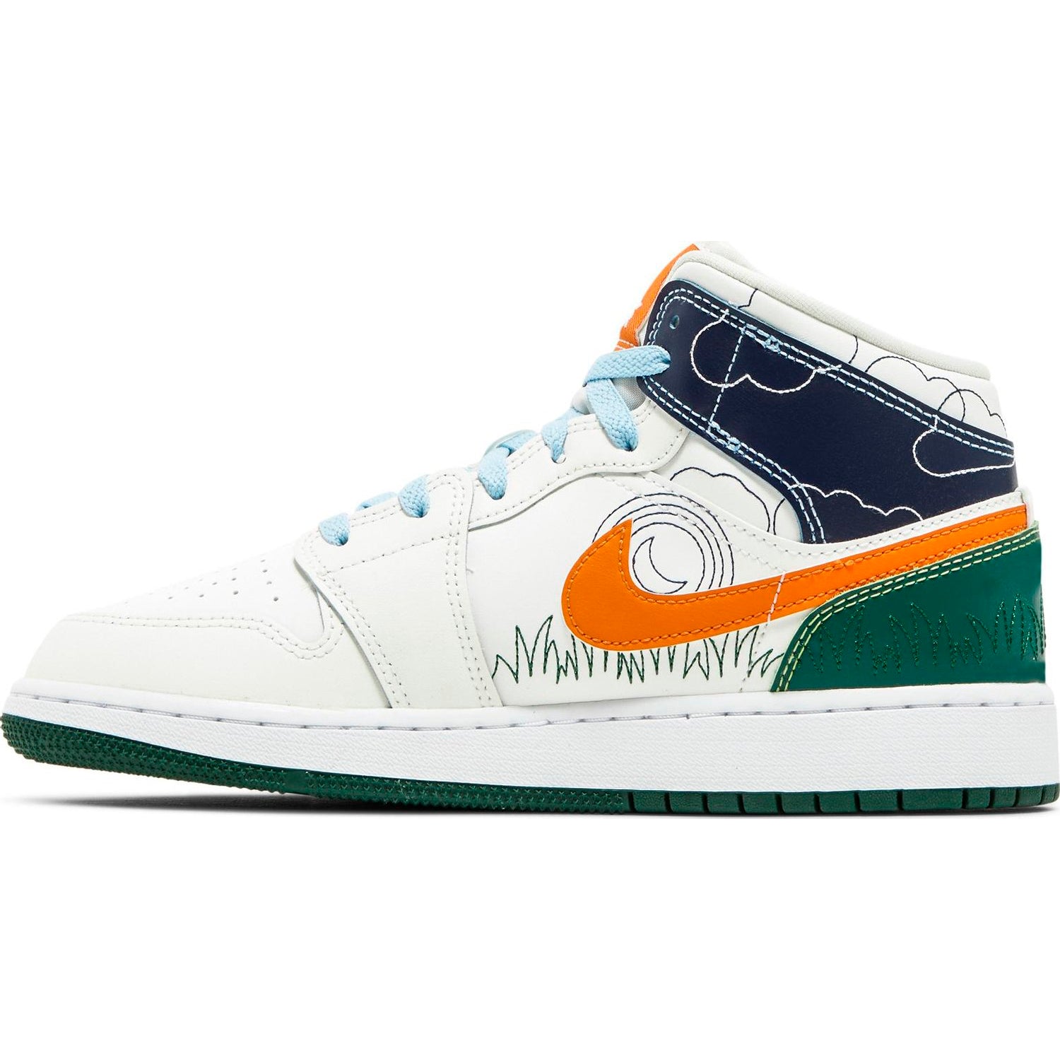 Nike Air Jordan 1 Mid SE GS sneakers, cream