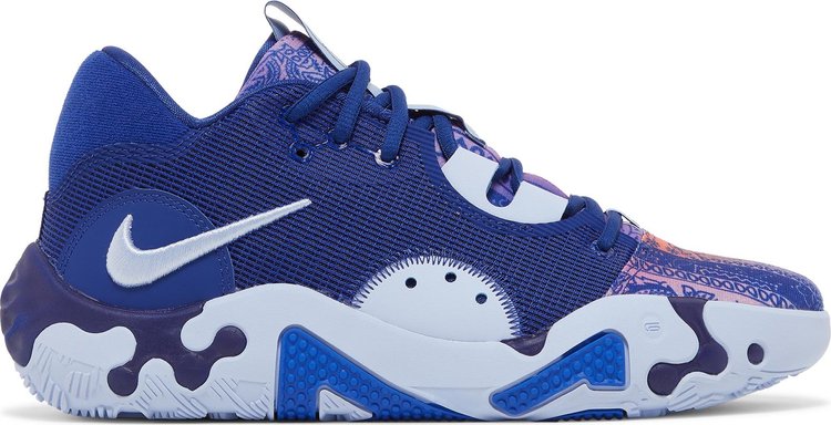 Nike PG 6 'Blue Paisley' sneakers, blue