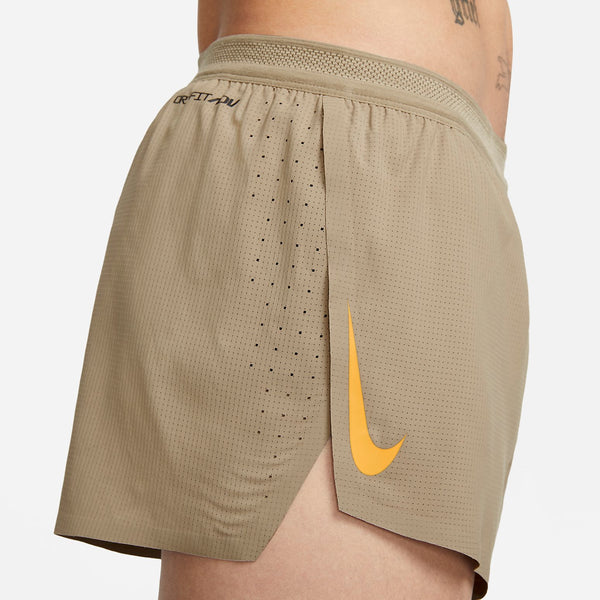 Nike AeroSwift Running Shorts 'Tan', tan