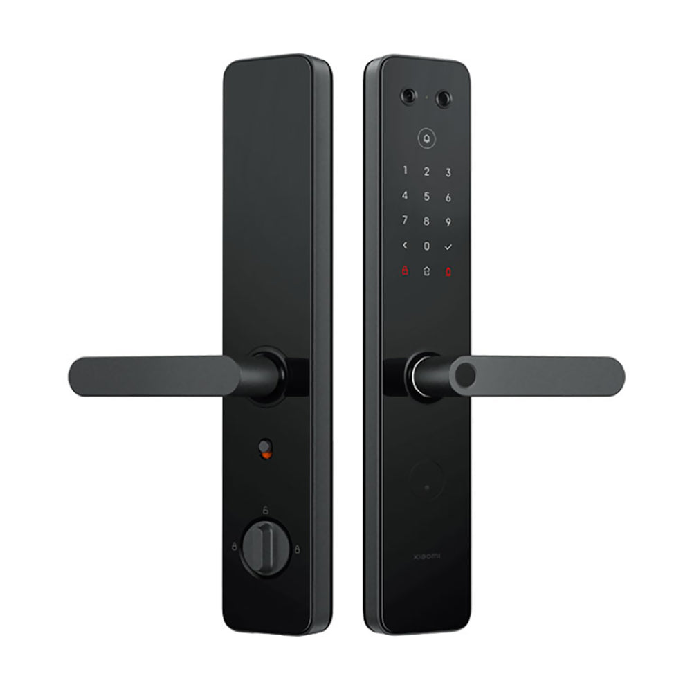 قفل إلكتروني Xiaomi Smart Door Lock E20 Cat Eye، بيومتري، أسود